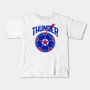 1975 San Antonio Thunder Vintage Soccer Kids T-Shirt